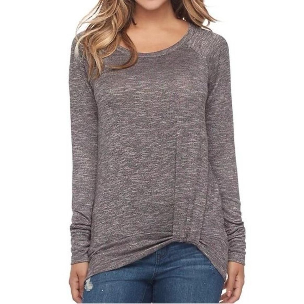 Juicy Couture heathered knit long sleeve size XS